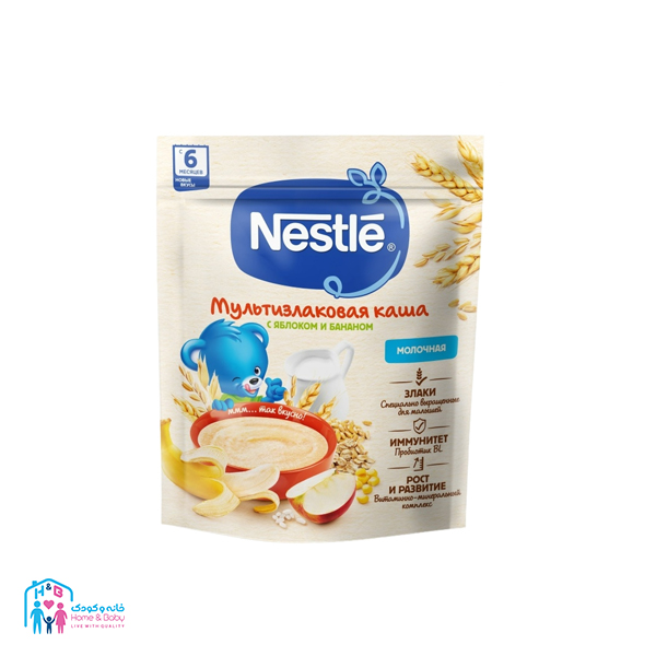 11 سرلاک ساندیسی غلات و سیب و موز 200گرمی +6 نستله روسیه Nestle - Image 1