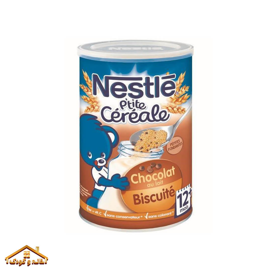 177 سرلاک قوطی کاکائو و بیسکوییت 400گرمی +1 سال نستله فرانسه Nestle - Image 1