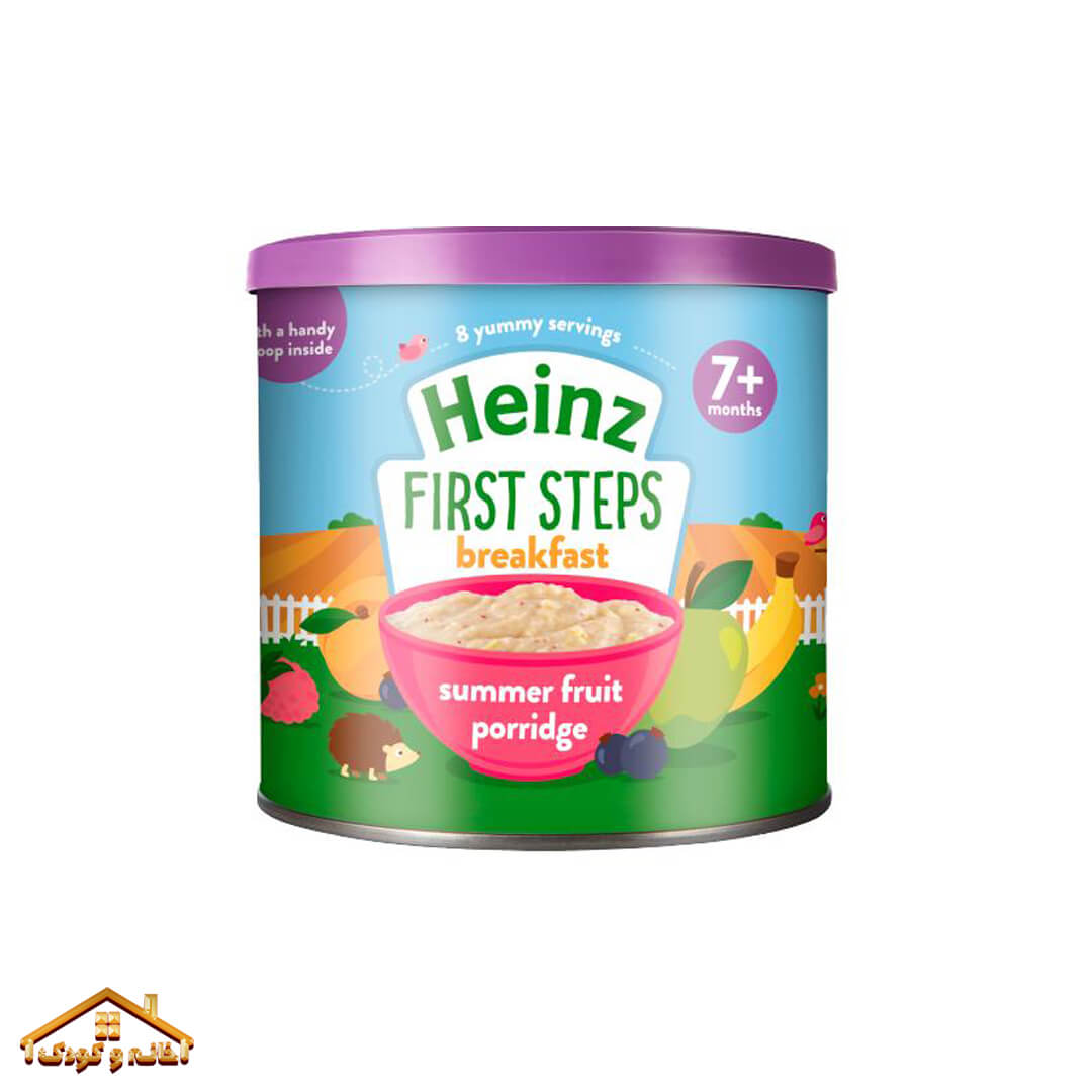 413 فرنی صبحانه کودک میوه های تابستانی 200گرمی +7 هاینز انگلیس Heinz - Image 1
