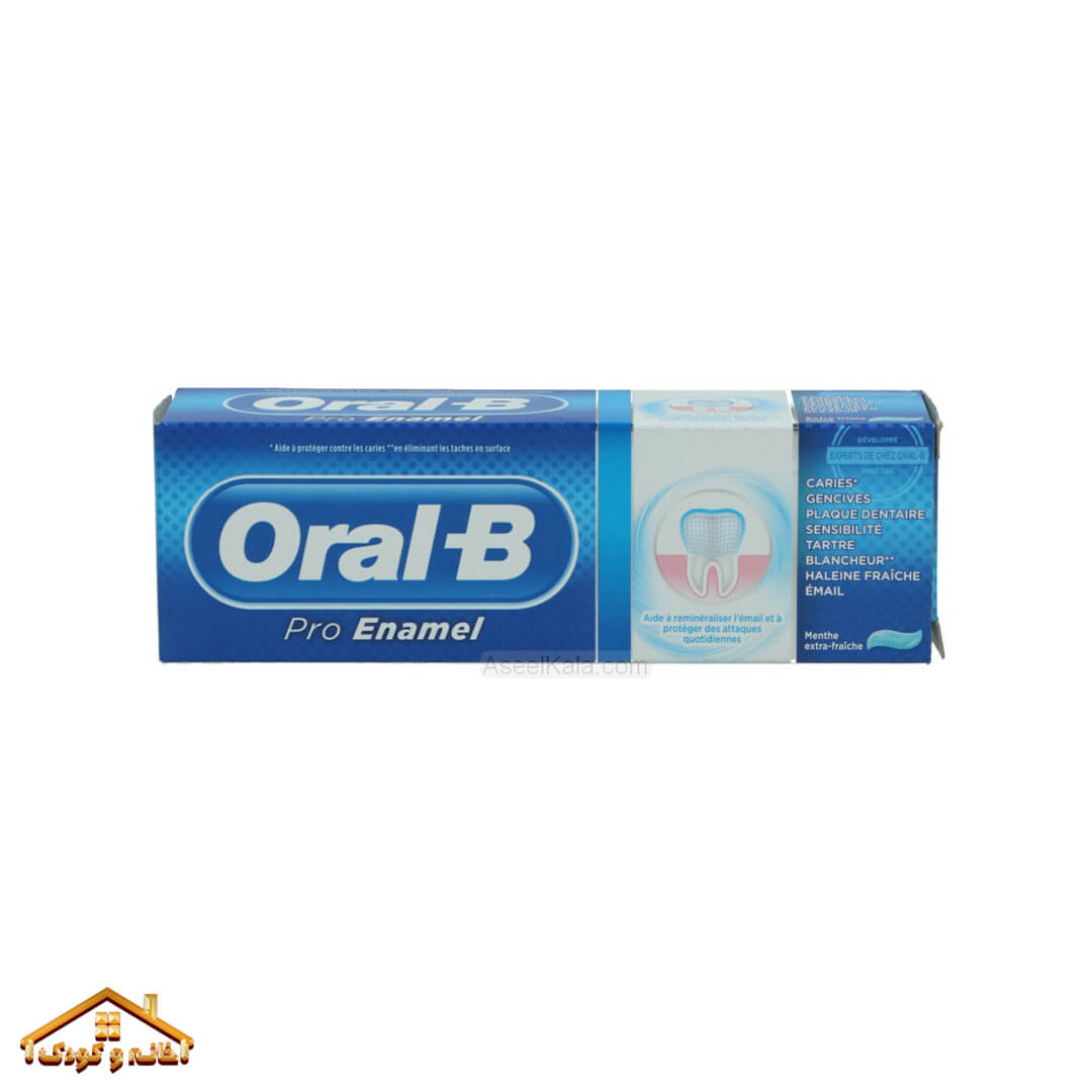 7777-1 خمیر دندان محافظ مینای دندان مدل Pro Enamel اورال بی Oral-B - Image 1