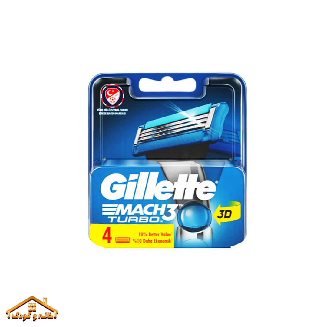 96-2 یدک ژیلت Mach3 Turbo ژیلت Gillette - Image 1