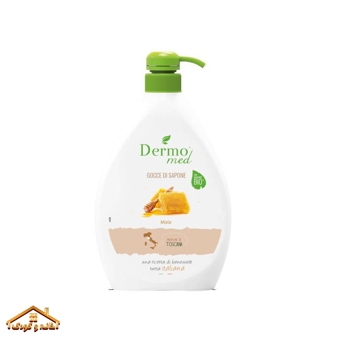 dermomed-bio-mydlo-w-plynie-miod-600-ml مایع دستشویی رایحه عسل درمومد Dermomed 600ml - Image 1