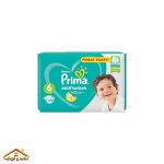پوشک بچه سایز 6 40عددی پریما ترک prima