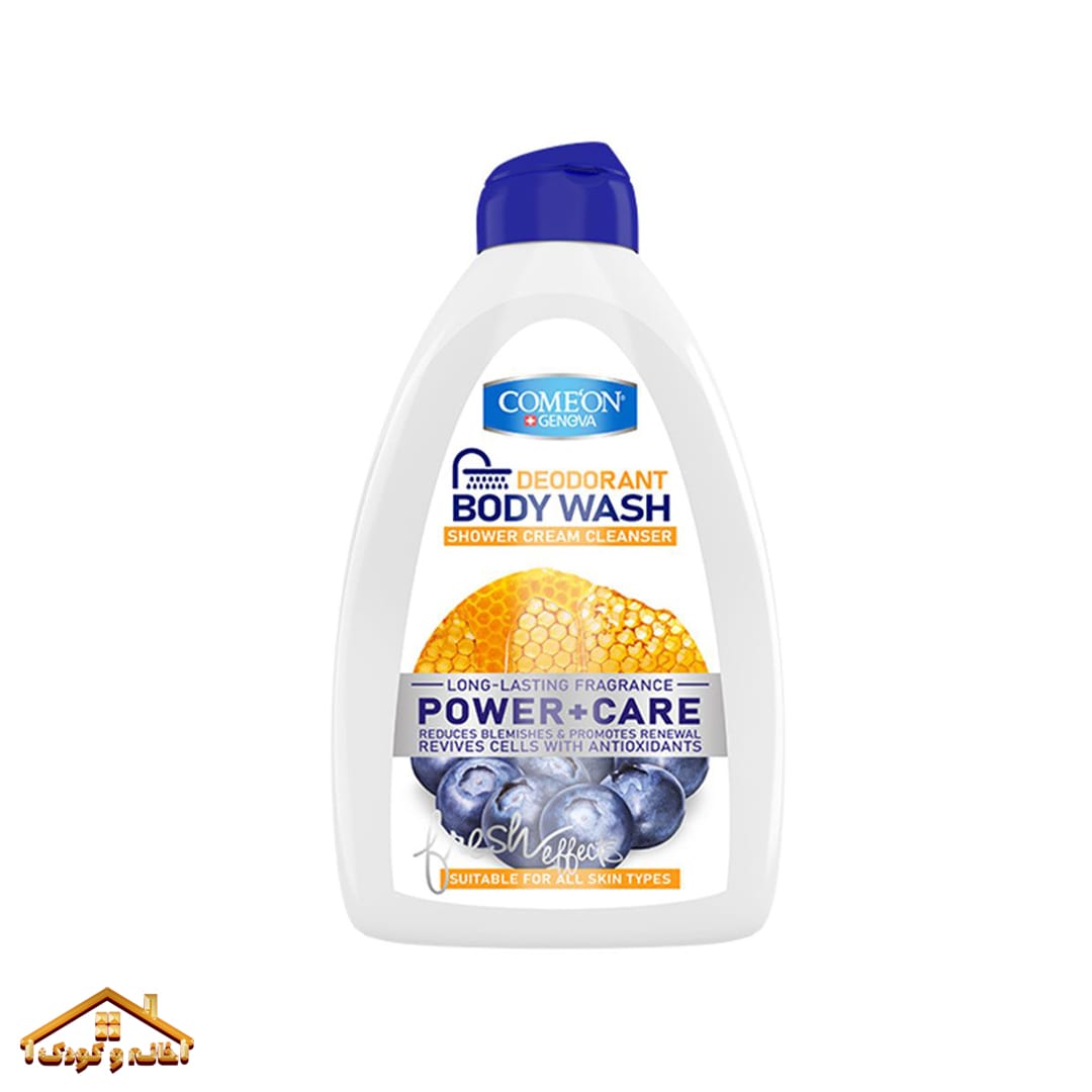 6260623342183-min شامپو بدن مدل power+care کامان Come'on - Image 1