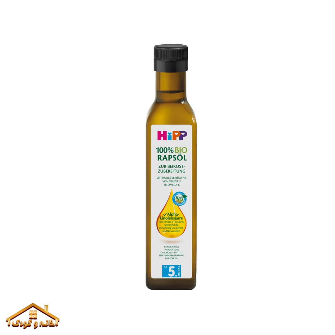 hipp-beikostoel-100-prozent-bio-rapsoel-ab-dem-5-monat روغن غذایی ارگانیک کلزا 250میل +5 هیپ آلمان Hipp - Image 1