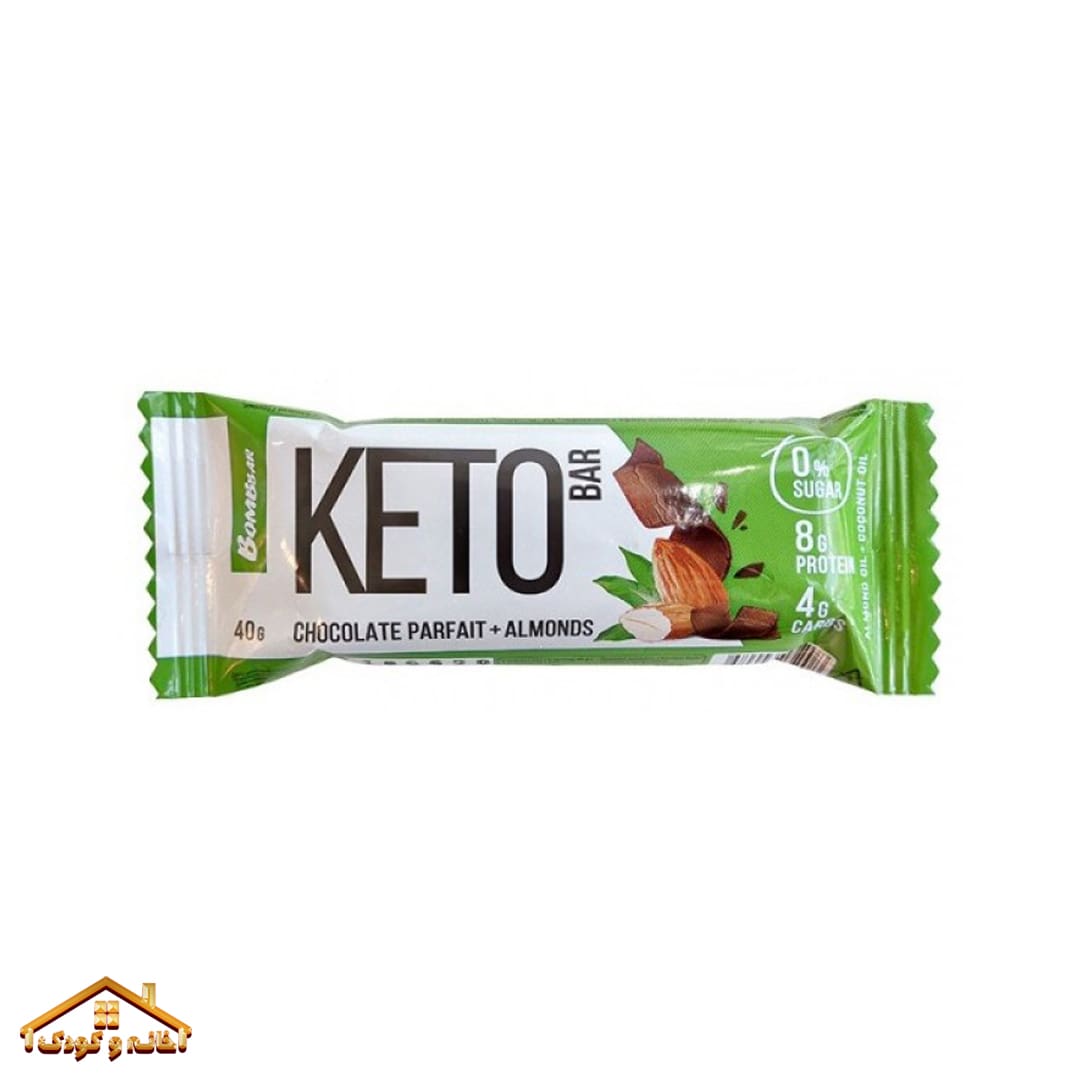 BO037-one-800x800-1-min شکلات رژیمی keto با طعم شکلات و بادام برند بمب بار bombbar - Image 1