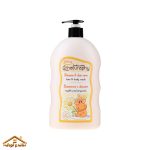 شامپو سر و بدن کودک موز و آلوئه ورا 1لیتری نچرافی naturaphy