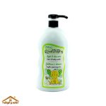 شامپو سر و بدن کودک سیب و آلوئه ورا 1لیتری نچرافی naturaphy