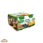 پک 4تایی پوره میوه سیب و آلو 520گرمی +4 بلدین Bledine