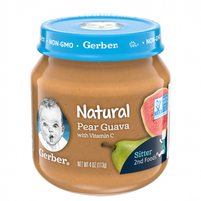 pear_guava پوره گلابی و گلابی استوایی 113گرمی +6ماه گربر Gerber - Image 1