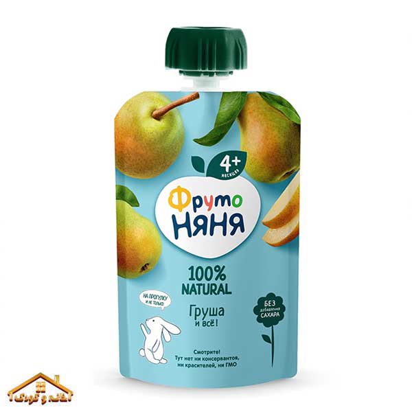 1-600x600-Recoveredاصلی پوره ساندیسی گلابی 90گرمی +4 نیان Nyanya - Image 1