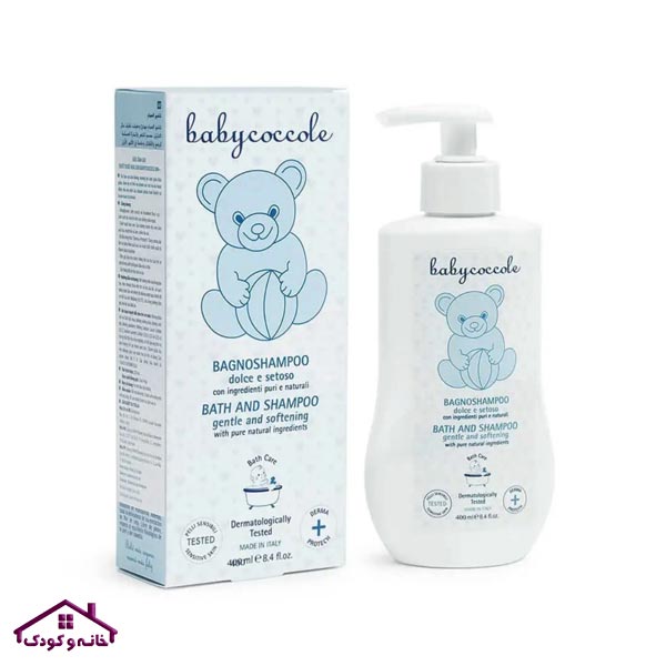 186 شامپو سر و بدن بیبی کوکول 400 میل ـ baby coccole - Image 1