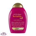 شامپو فری سولفات مدل keratin oil او جی ایکس 385 میل - OGX