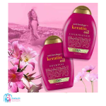 شامپو فری سولفات مدل keratin oil او جی ایکس 385 میل - OGX - Image 2