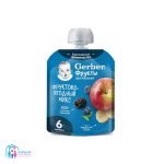 پوره ساندیسی سیب،موز،تمشک و بلوبری گربر +6 ماه Gerber