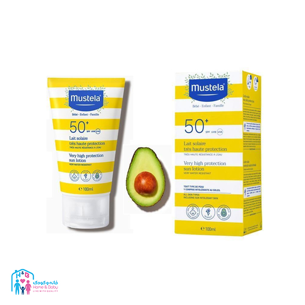 1 لوسیون ضد آفتاب کودک با SPF 50 موستلا Mustela - Image 1