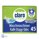 قرص جرم گیر ماشین لباسشویی کلارو مدل Kalk-Stopp بسته 45 عددی