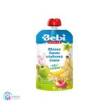 پوره ساندیسی سیب،موز،توت فرنگی و غلات bebi