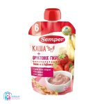 پوره ساندیسی سمپر موز و توت فرنگی semper