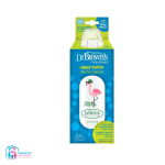 شيشه شير دکتر براونز طرح فلامینگو 250 ميل با سر شیشه آبمیوه خوری Dr Brown’s