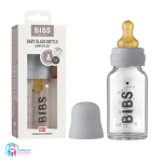 شیشه شیر پیرکسی بیبز رنگ طوسی 110 میل BIBS
