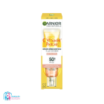 فلوئید ضد آفتاب گارنیر +SPF50 رنگی حاوی ویتامین C حجم 40 میل GARNIER