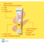 فلوئید ضد آفتاب گارنیر +SPF50 رنگی حاوی ویتامین C حجم 40 میل GARNIER - Image 3