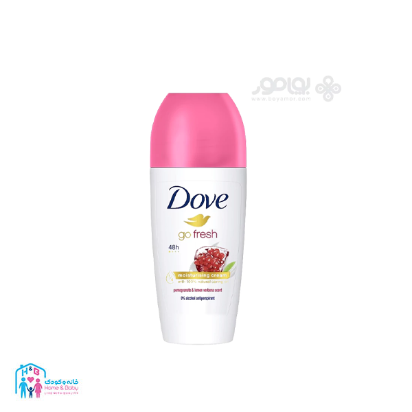 28 رول دئودورانت زنانه داو مدل GO FRESH رایحه انار حجم 50 میل DOVE - Image 1