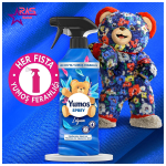 اسپری یوموش آبی با رایحه گل لیلیوم حجم 450 میل Yumos - Image 2