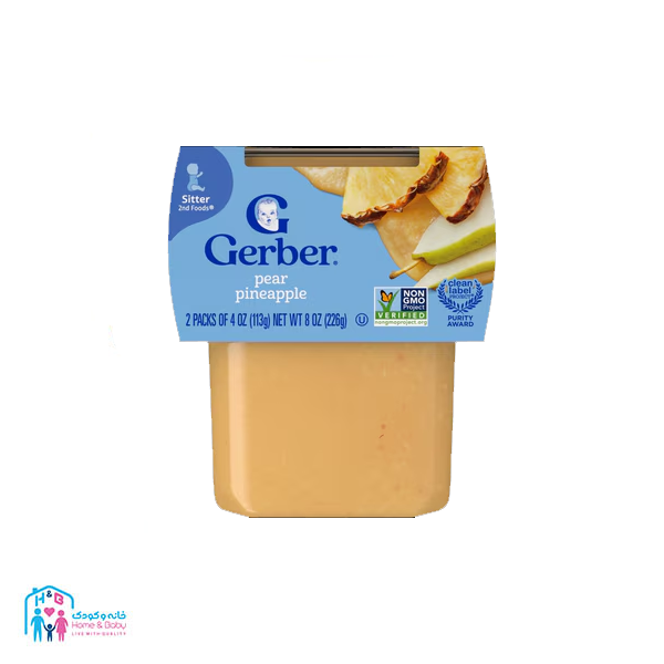 98 پودینگ دو عددی گلابی و آناناس گربر Gerber - Image 1