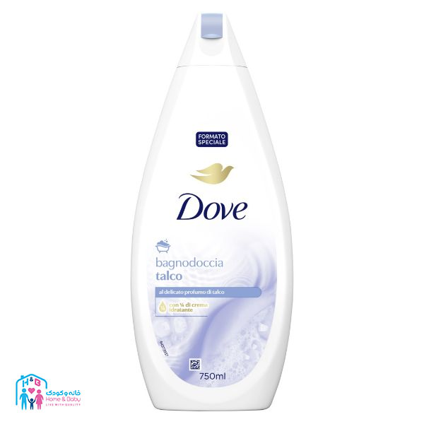 m شامپو بدن داو مدل Talco Bagnodoccia حجم 750 میل DOVE - Image 1