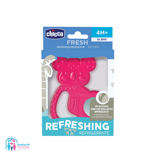 چیکو دندان گیر طرح کوالا صورتی چیکو chicco مدل Fresh مناسب برای 4 ماه به بالا - Image 1